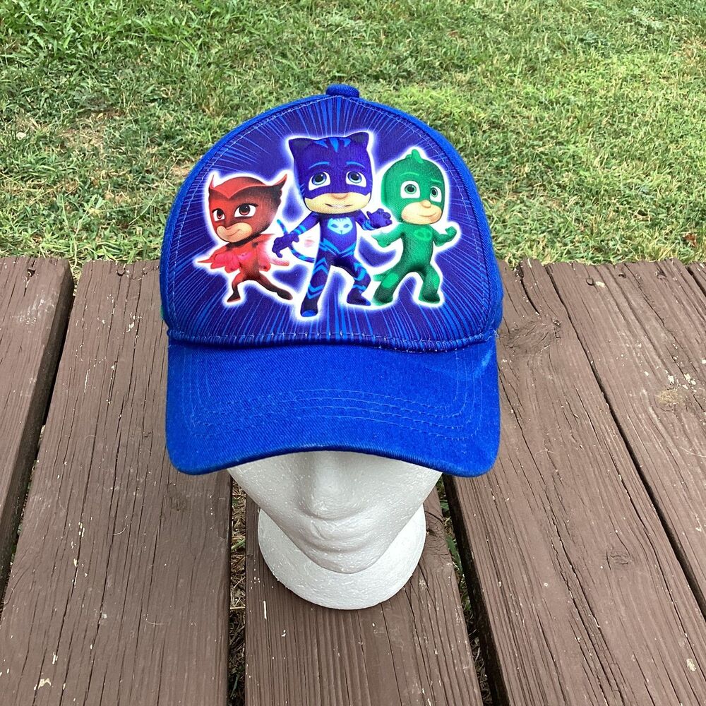 Kids PJ Masks Heroes Blue Baseball Cap Adjustable Youth‎ One Size